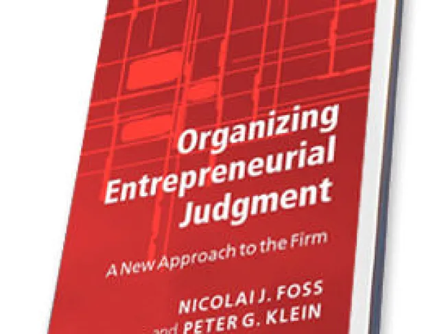 Organizing Entrepreneurial Judgment